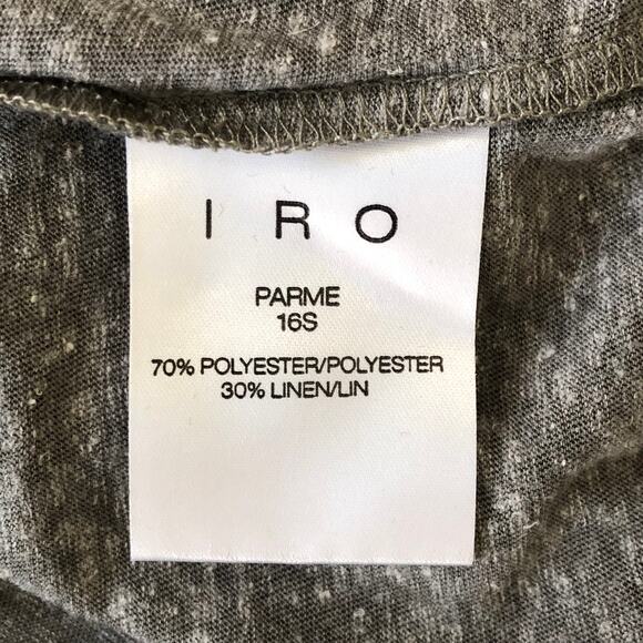 IRO Mini Skirt Parme Gray Size XS - Picture 6 of 7